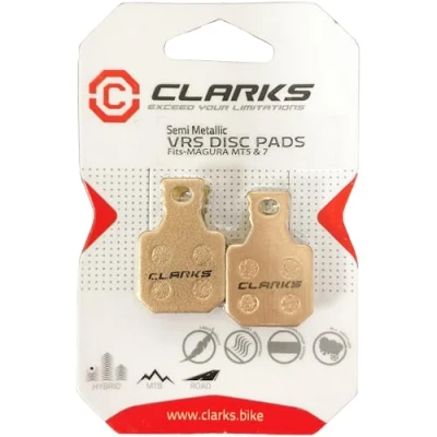 Image of Clarks Cycle Systems VRS866 Disc Brake Pads, Magura MT5, MT7 (2 pairs), Semi Metallic Pad Compound