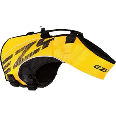 Image of EZYDOG X2 Boost Life Jacket Boating, Dog Friendly, Paddle Board, Superior Buoyancy, Rescue Handle, Lifejacket (Small, Yellow)