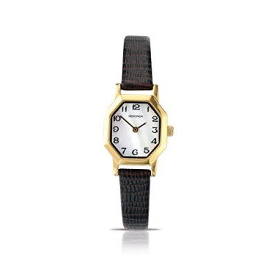 Image of Sekonda Women’s 20 mm Mother of Pearl Quartz Watch Brown Leather Strap 4416