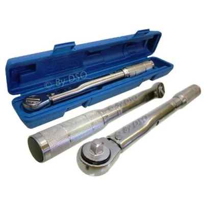 Image of 3/8 inch Drive Reversible Ratchet Torque Wrench 15 80lbs TUV GS Approved SS173