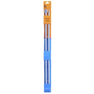 Image of Pony Plastic Knitting Pins/ Needles 35cm long 6.5mm
