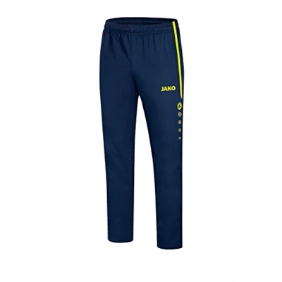 Image of JAKO Striker 2.0 Women&#039;s Presentation Trousers, Womens, 6519, Marine/Neongelb, 34 (EU)