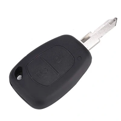 Image of KSTE 2 Button Car Remote Flip Key Fob Case Shell Compatible with RENAULT TRAFIC MASTER VAUXHALL VIVARO VAN