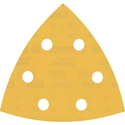 Image of Bosch Professional 50x Expert C470 Sandpaper (93x93 mm, Grit 400, Accessories Delta Sander)
