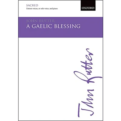 Image of A Gaelic Blessing: Unison or solo voice vocal score