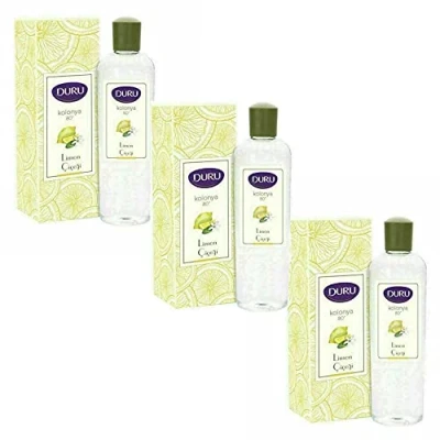 Image of DURU LEMON TRADITIONAL TURKISH COLOGNE AFTERSHAVE 400ML (3 PCS OFFER)