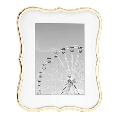 Image of kate spade new york Crown Point Gold 5&quot; X 7&quot; Frame, Goldplated, Metallic, 1.55 LB