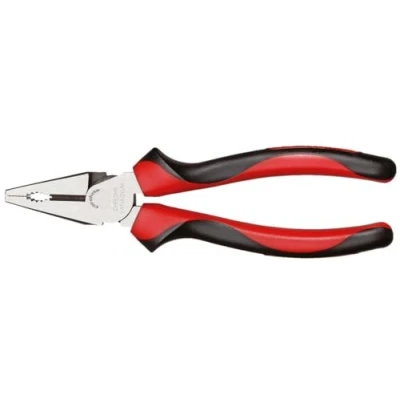 Image of GEDORE red Combination pliers for cutting/holding/twisting, Flat and round material, Length 200 mm, R28302200