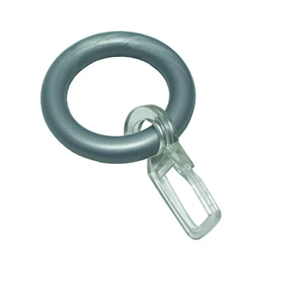 Image of Gardinia Curtain Rings, ABS, Matte silver, 6 mm