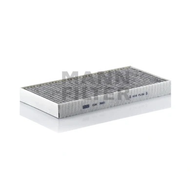 Image of 1718300418, 1728350047, A1718300418, A171830041899, A1728350047 Pollen Filter MANN CUK 3621 Activated Carbon 363, 360mm 178mm 35mm
