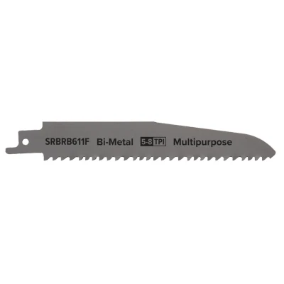 Image of Sealey Reciprocating Saw Blade Multipurpose 150mm 5 8tpi Pack of