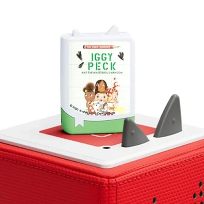 Image of tonies Andrea Beaty Iggy Peck and the Mysterious Mansion Audiobook Pocket Tonie, for use with Toniebox