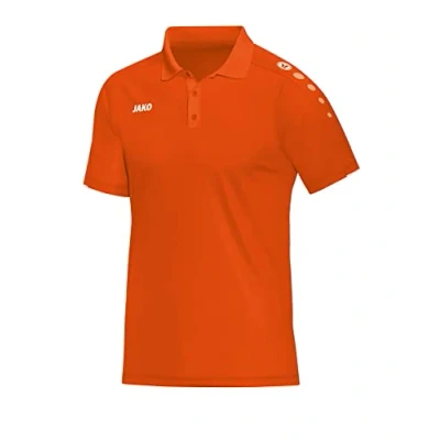 Image of JAKO Men&#039;s Classico Polo, neon Orange, XXL