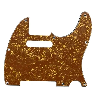Image of KAISH Gold Pearl Tele Guitar Pickguard Scratch Plate for FD Telecaster