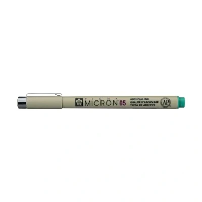 Image of Sakura XSDK05 29 Pigma Micron Pen 05 .45mm Green, Plastic, Grün (#29)