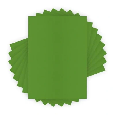 Image of Craft Perfect Classic Card Grass Green Weave Textured A4 216gsm Pack of 50 Sheets