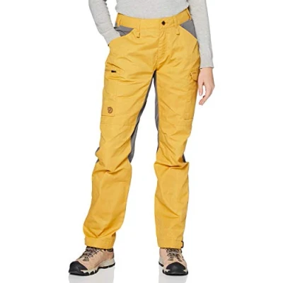 Image of FJALLRAVEN F89829 160 046 Kaipak Trousers Curved W Ochre Super Grey 48