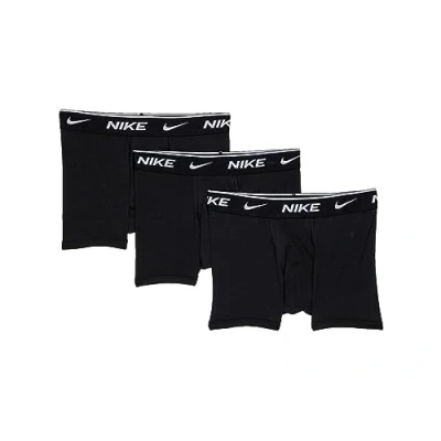 Image of Nike Sportswear Essential Brief 3 PACK Pants, Size: 10 12y, Black