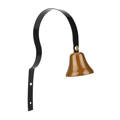 Image of TOPINCN Shopkeepers Bell, Antique Wall Mounted Metal Door Bell Home Decoration Garden Ornament Dog Training