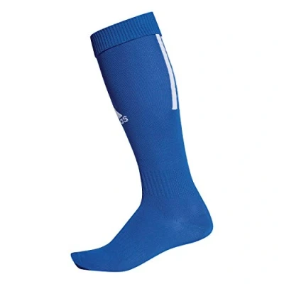 Image of adidas Unisex Santos 18 KNEE SOCKS, BOBLUE/WHITE, 40 42 UK