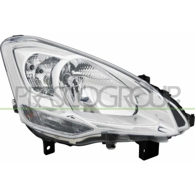 Image of 6208K6 Headlights PRASCO CI9184803 Right H4 with motor for headlamp levelling CITROËN: Berlingo / First I Van