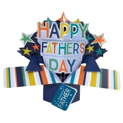 Image of To A Wonderful Father Happy Father&#039;s Day Pop Up Card 3D Greeting Cards POP005F08