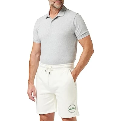 Image of ellesse Unisex Fontansa Shorts, Off white, M UK