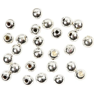 Image of Creativ 60280 Memory Wire End Caps, 3 mm, hole size 1 silver plated, SP, 20pcs