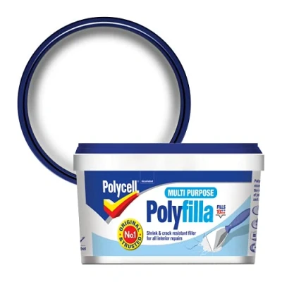 Image of Polycell PLCMPPR600GS Multi Purpose Polyfilla Ready Mixed, 600 g, Off white