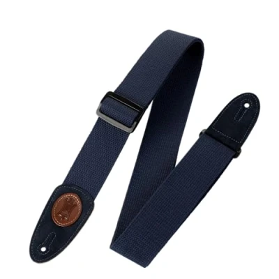 Image of Levy&#039;s MSSC8 NAV 2 inch Cotton Guitar Strap Navy