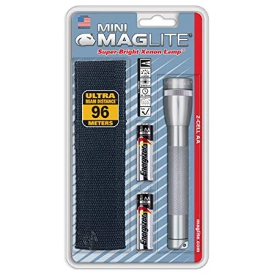 Image of Maglite M2A09HU/M2A09H flashlight flashlights (Hand flashlight, Grey, Silver, Aluminium, Incandescent, AA, Alkaline)