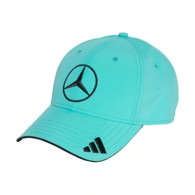 Image of adidas Unisex Mercedes AMG Petronas Formula ONE Team Driver Cap, semi Mint Rush/Black, OSFW