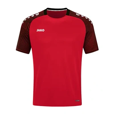 Image of JAKO Men&#039;s Performance T Shirt, Red/Black, XL