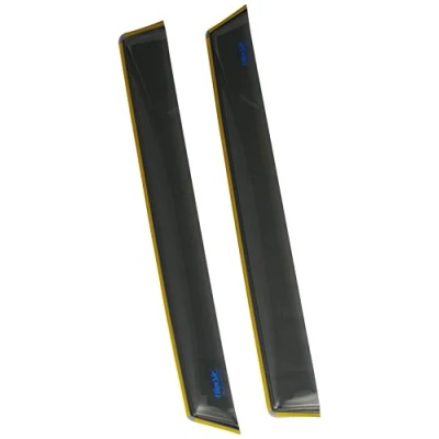 Image of ClimAir CL 2969 Wind Deflectors Master (rear) compatible with Audi A3 8P Sportback 2004 2012, Smoke