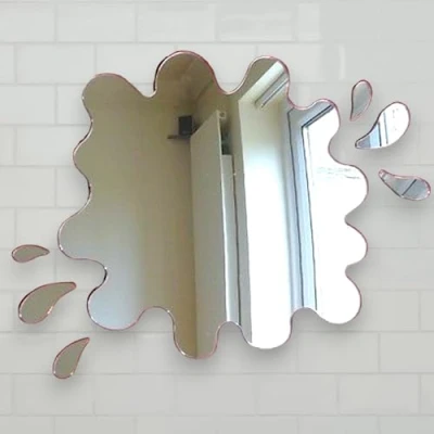 Image of Super Cool Creations Puddle Mirror &amp; 6 Splashes 45cm x 40cm