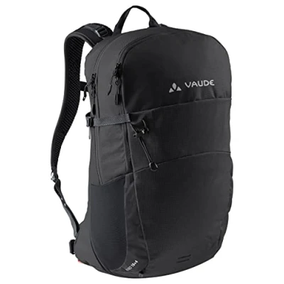 Image of VAUDE Hiking Backpack Wizard in black 18+4L, Water Resistant for Women &amp; Men, Comfortable Trekking with Well Designed Carrying System Practical Compartmentalization