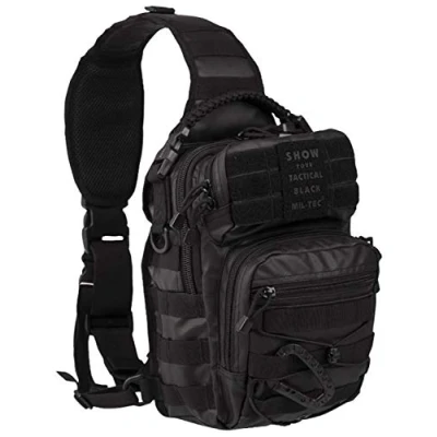 Image of Mil Tec Unisex Assault Backpack (Pack of 1), Tactical black, standard size, Casual
