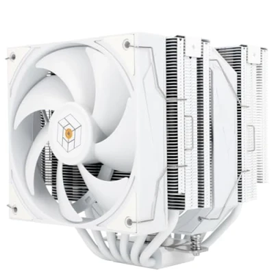 Image of Thermalright Royal Pretor 130 White CPU Cooler, Heatsink Cooling, TL H12W X28 and HD13W Fan, Compatible with Intel LGA115X/1200/2011/1700/1851;AM4/AM5 Platforms,Desktop Tower Cooling