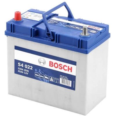 Image of 12V45Ah330A, 545157033 Starter battery BOSCH S4 0 092 S40 220 12V 45Ah 330A B00 Lead acid TOYOTA: Prius III Hatchback, II Liftback