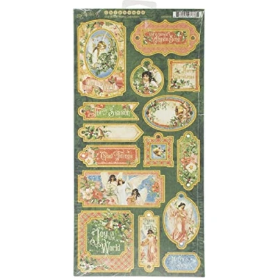 Image of GRAPHIC 45 Joy to The CHIPBOARD 6X12, Multi, One Size