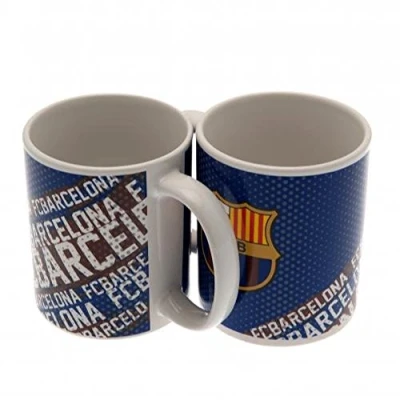 Image of FC Barcelona Official Football Gift Mug A Great Christmas / Birthday Idea For Men And Boys
