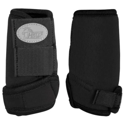 Image of Harry&#039;s Horse Leg protectors neoprene Tiny Pony Black
