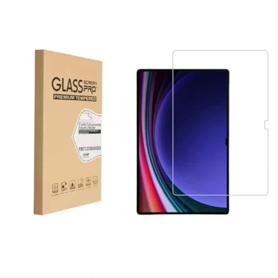 Image of Shunwige Designed for Samsung Galaxy Tab S8 Ultra (14.6 Inch, 2022 Model, SM X900/SM X906) Tempered Glass Screen Protector 9H Anti Scratch HD Clear Bubble Free