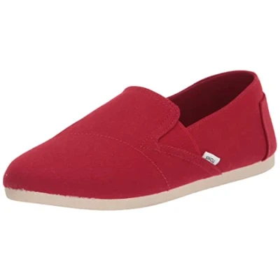 Image of TOMS Women&#039;s Redondo Loafer Flat, red, 4.5 UK