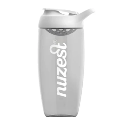 Image of Nuzest Shaker Protein Bottle 700ml Grey &amp; White