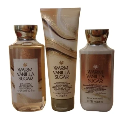 Image of Bath &amp; Body Works Warm Vanilla Sugar Gift Set by