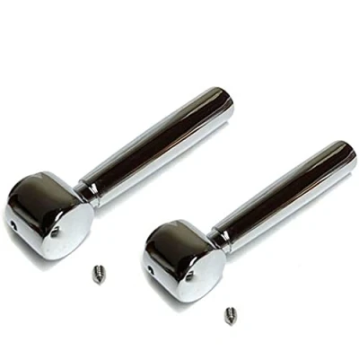 Image of Pair Compatible Chrome Lever Handles for Howdens Lamona Garda Professional Tap