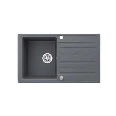 Image of Bergström Sink, Grey, 76 x 46 cm with Drying Place