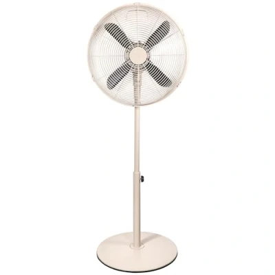 Image of Russell Hobbs RHMPF1601GR 16 Metal Pedestal Fan in Greige