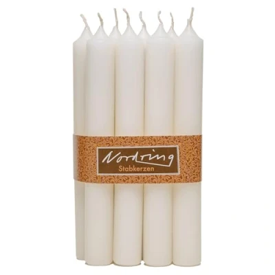 Image of Nordring 8 Taper Candles 2.2 x 18 cm Cream
